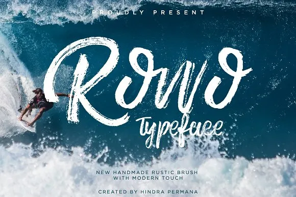 Rowo Brush Font