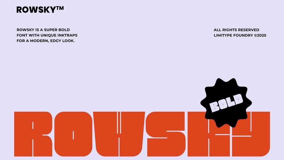 Rowsky Font › Fontesk