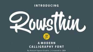 Rowsthin Font › Fontesk