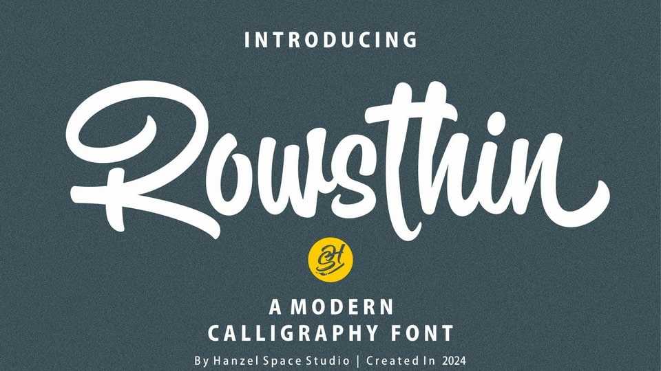 Rowsthin Font › Fontesk