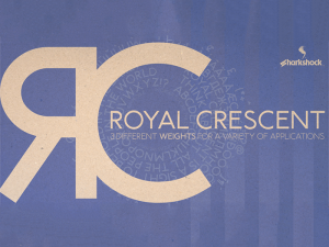 Royal Crescent Font