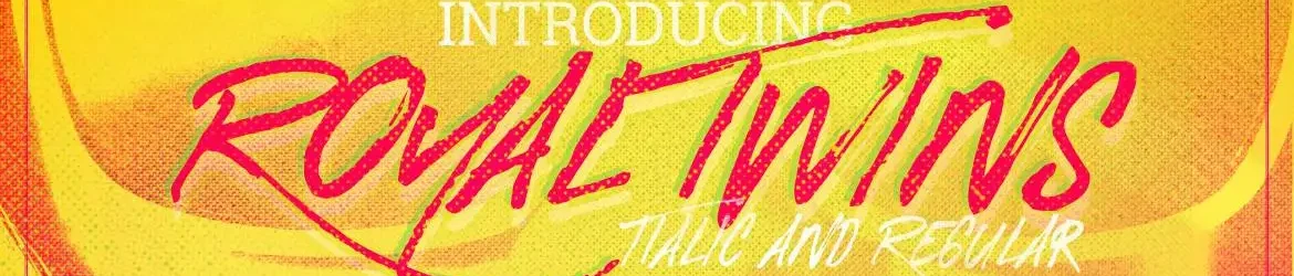 Royal Twins Brush Font