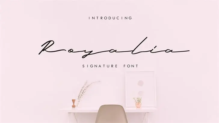 Royalia Signature Font