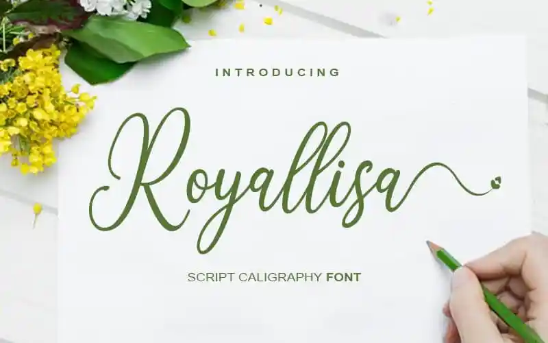 Royallisa Calligraphy Font