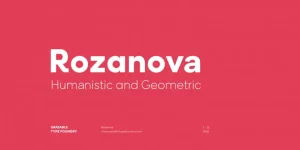Rozanova Font Family