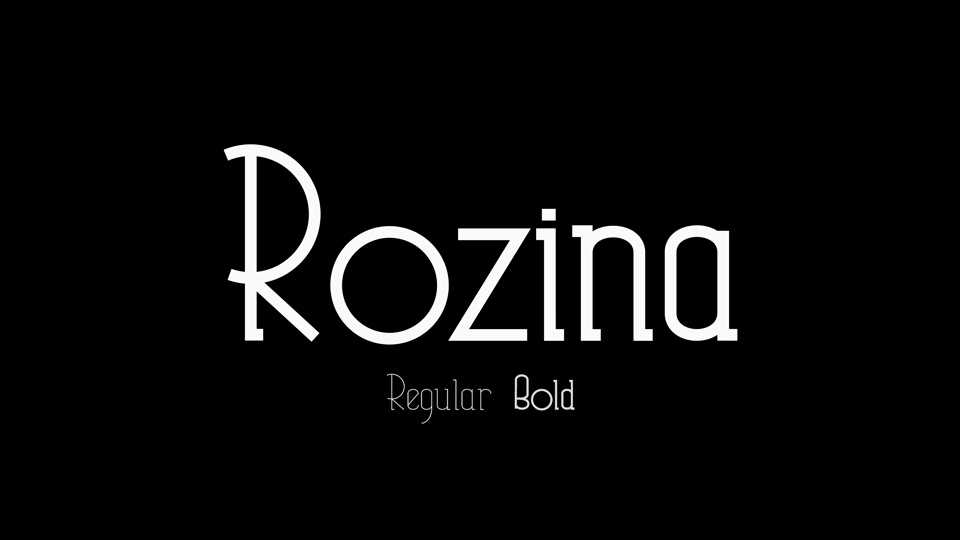 Rozina Font Family › Fontesk