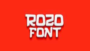 Rozo Font Family › Fontesk