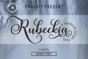 Rubeckia Calligraphy Font