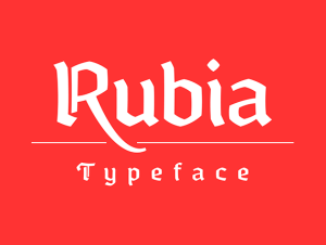 Rubia Typeface