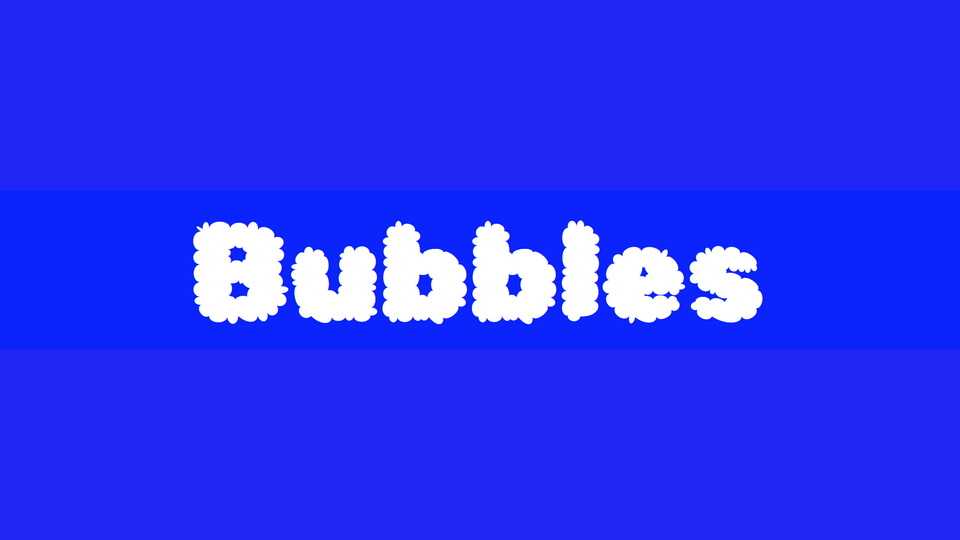 Rubik Bubbles Font › Fontesk