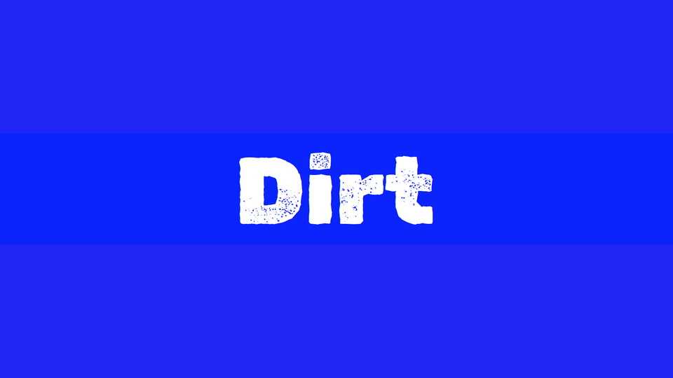 Rubik Dirt Font › Fontesk
