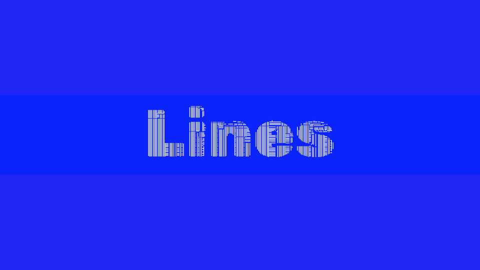 Rubik Lines Font › Fontesk