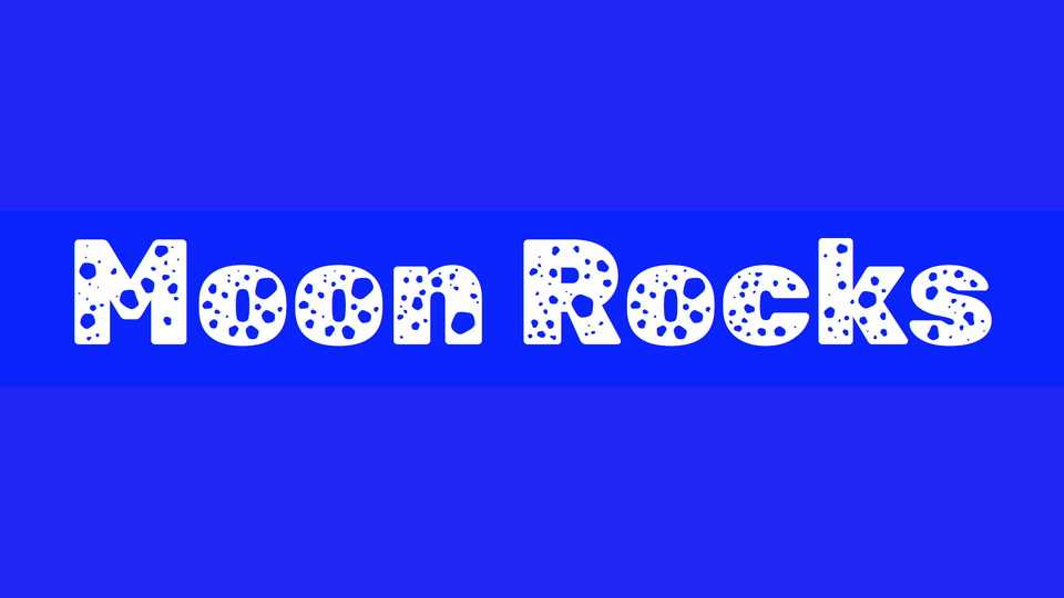Rubik Moon Rocks Font › Fontesk