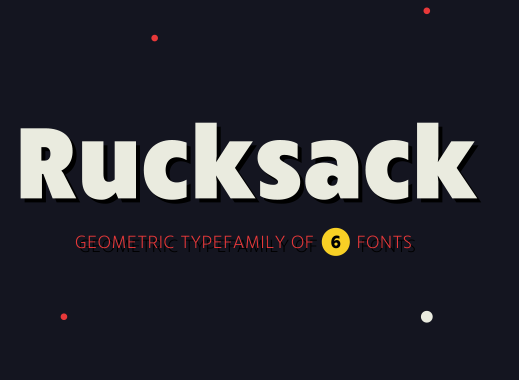 Rucksack Typefamily