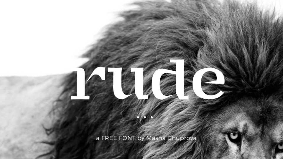 Rude Font › Fontesk