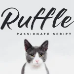 Ruffle Brush Font