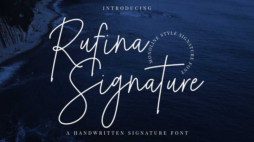Rufina Signature Font › Fontesk