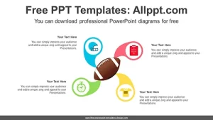 Rugby Ball PowerPoint Diagram Template