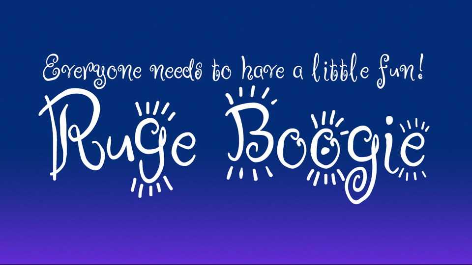 Ruge Boogie Font › Fontesk