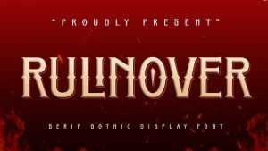 Rulinover Font › Fontesk