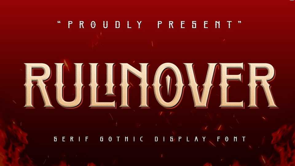 Rulinover Font › Fontesk