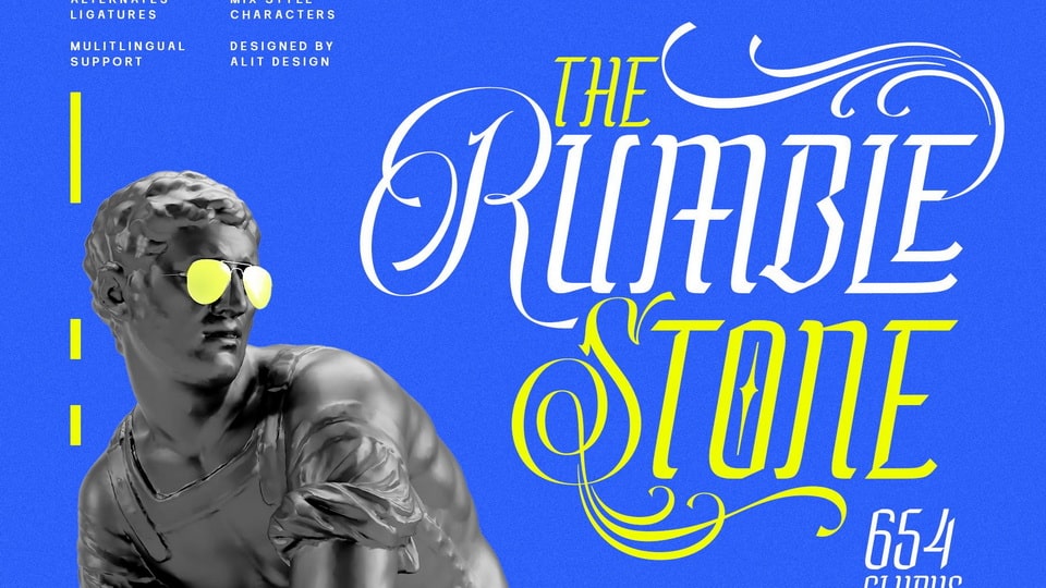 Rumble Stone Font › Fontesk