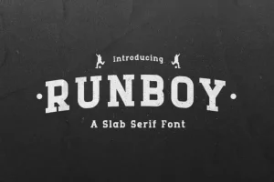 Runboy Slab Serif Font