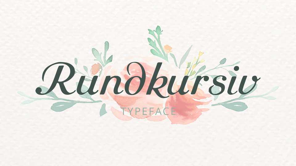 Rundkursiv Font › Fontesk
