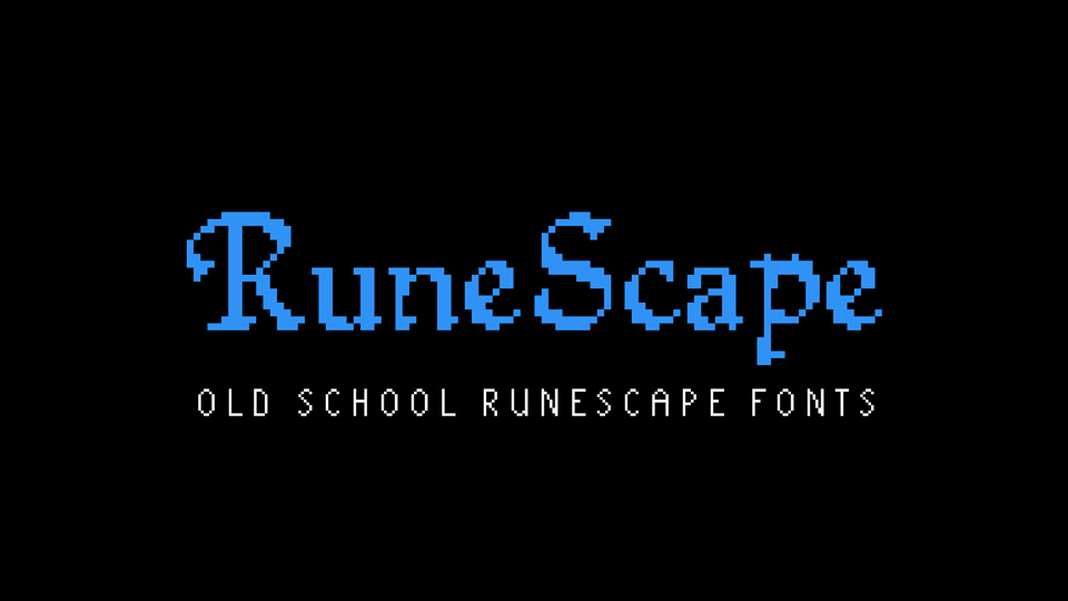Runescape Font Family › Fontesk
