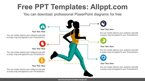 Running Woman PowerPoint Diagram