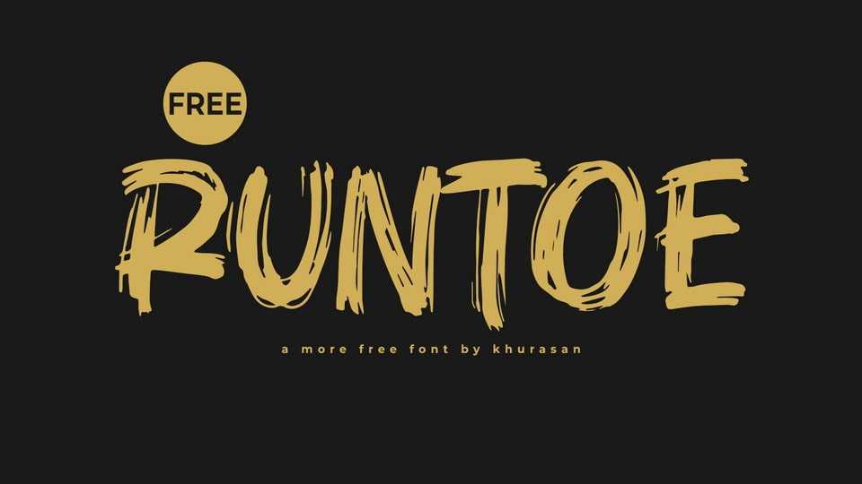 Runtoe Font › Fontesk