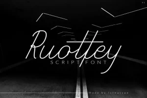 Ruottey Script Font