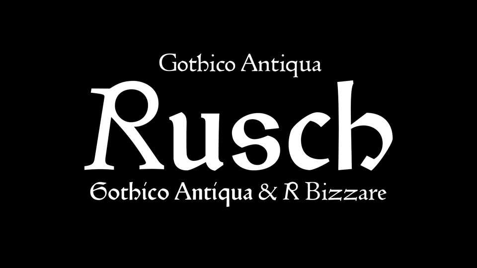 Rusch Typeface › Fontesk