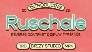 Ruschale Font › Fontesk