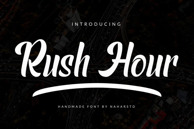Rush Hour Script Font