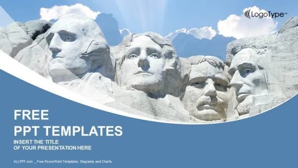 Rushmore National Memorial PowerPoint Templates