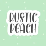Rustic Peach Font - Fonte Grátis Rustic Peach Font