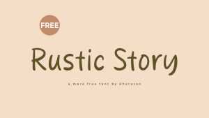 Rustic Story Font › Fontesk
