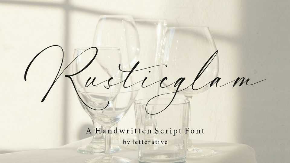Rusticglam Font › Fontesk