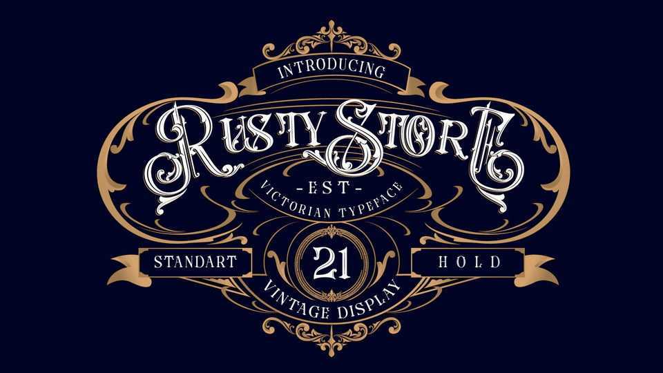 Rusty Store Font › Fontesk