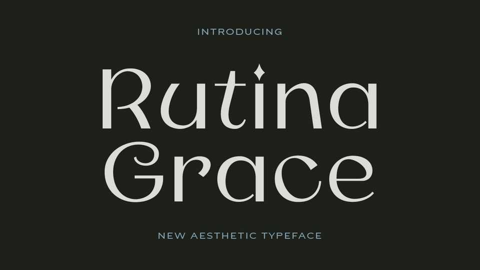 Rutina Aesthetic Font › Fontesk