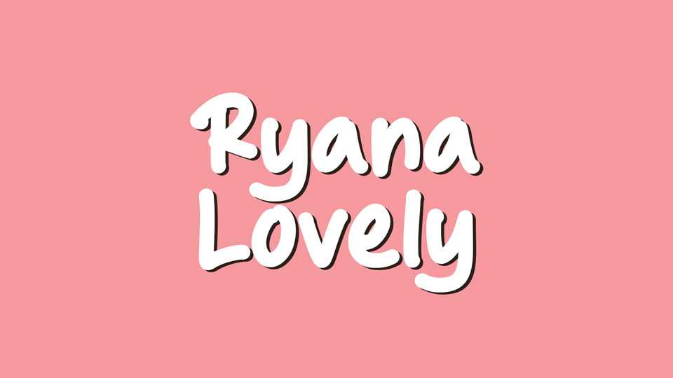 Ryana Lovely Font › Fontesk