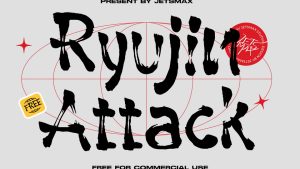 Ryujin Attack Font › Fontesk
