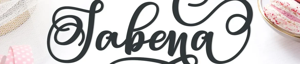 Sabena Calligraphy Font