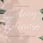 Sabeny Betranss Script Font