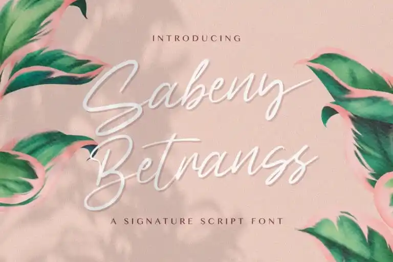 Sabeny Betranss Script Font