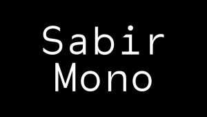 Sabir Mono Font › Fontesk