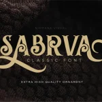 Sabrva Typeface - Fonte Grátis Sabrva Typeface