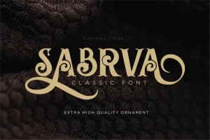 Sabrva Typeface