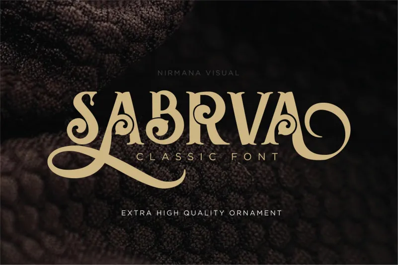 Sabrva Typeface